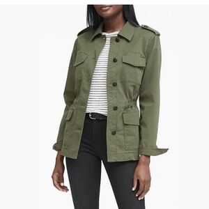 Olive Military Army Jacket. Banana Republic